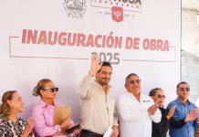 Inauguró Carlos Peña Ortiz otra pavimentación hidráulica