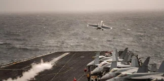 Portaaviones estadounidense intercepta dron de Irán