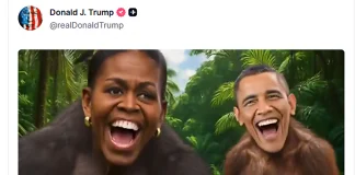 Trump difunde video racista contra Obama