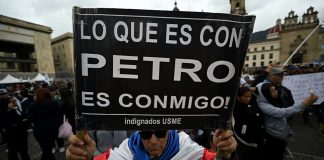 Salario mínimo y protestas marcan rumbo electoral colombiano