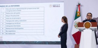 Sheinbaum insiste en eliminar plurinominales pese a desacuerdo del PVEM