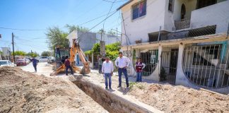 Rehabilita Gobierno de Carlos Peña Ortiz red de alcantarillado en Fraccionamiento Reynosa