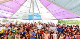Celebró Alcalde de Reynosa el Cumpleaños del Mes a niños de octubre